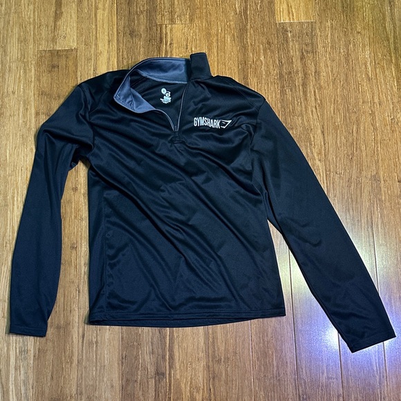 Gymshark Tops - Gymshark Black Long Sleeve Pullover